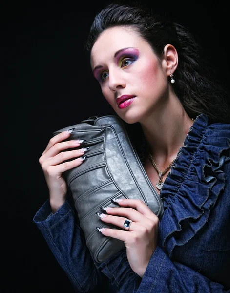 Fashion models with bag Stock Photo by ©nelapsiart 81979174