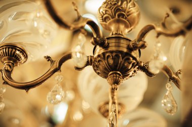 Vintage kristal lamba ayrıntıları