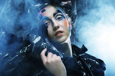 Karanlık Güzel Gotik Prenses.