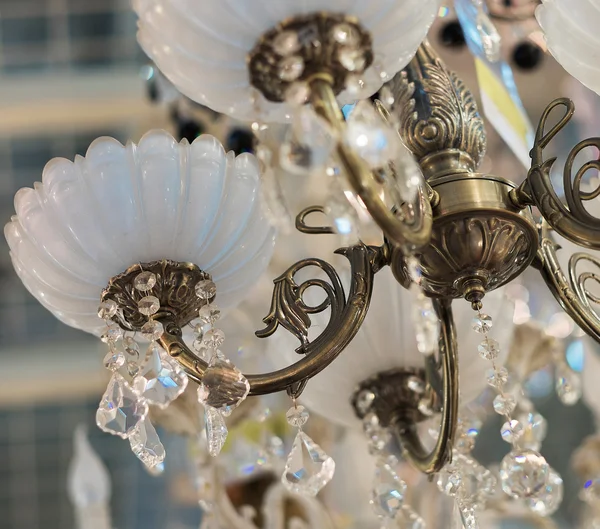 Detalles de la lámpara de cristal Vintage —  Fotos de Stock