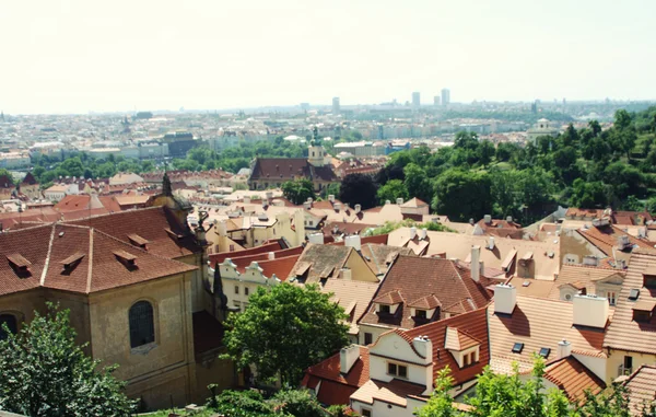 Panorama of Charles bridge — Stock Photo, Image