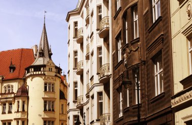 Prag güzel sokak