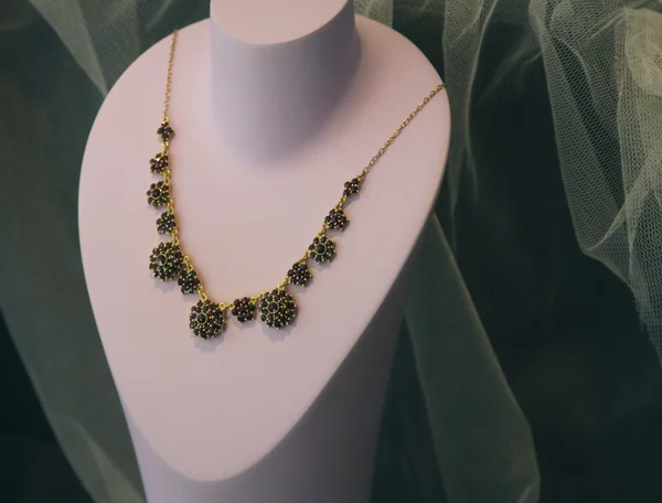 Jewelry in store window — Stock Photo, Image