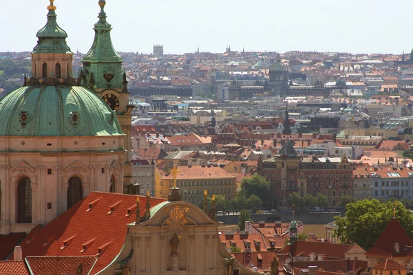 Panorama z mostu Karola, Praga — Zdjęcie stockowe