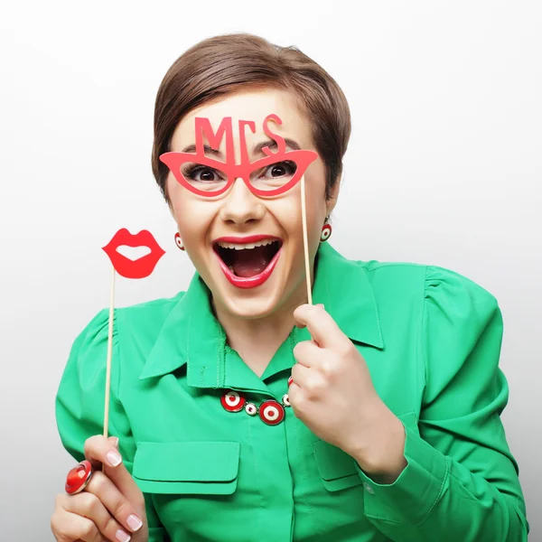 Donna pronta per la festa — Foto Stock