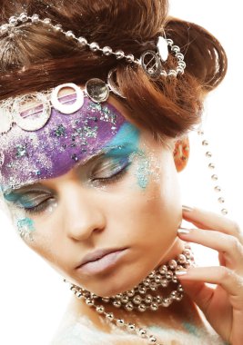 yaratıcı visage bayanla