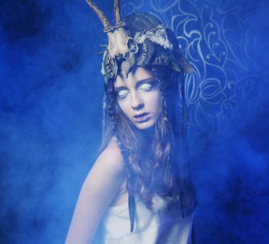 Güzel kadın model.