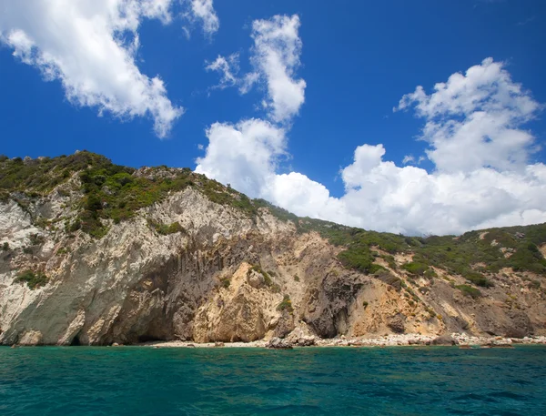 Blue caves on Zakynthos island — Stock Photo, Image