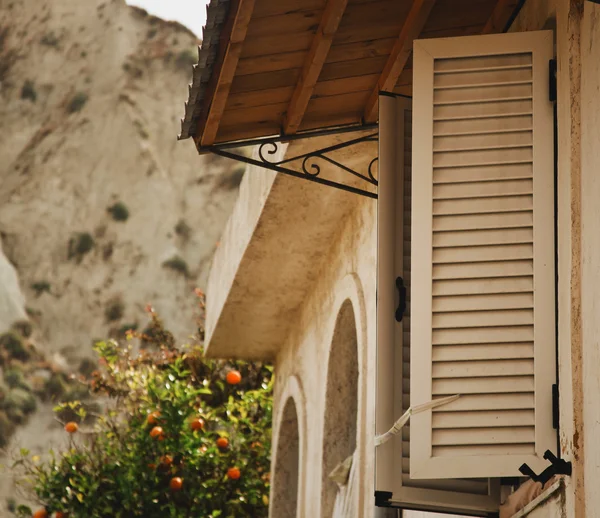 Een typisch straat in Zante stad — Stockfoto