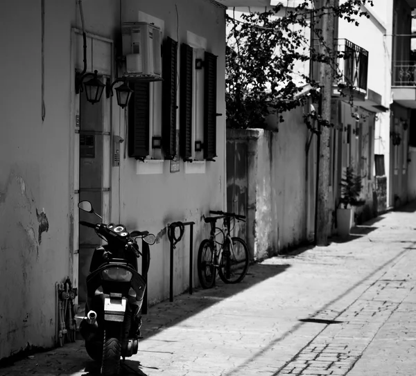 Een typisch straat in Zante stad — Stockfoto