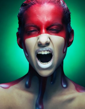 yaratıcı yüz-sanat