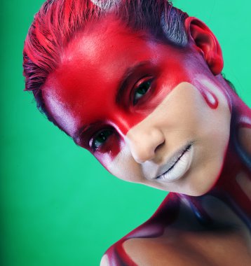 yaratıcı yüz-sanat