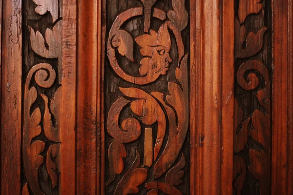 Historical carved door — Stock Photo, Image