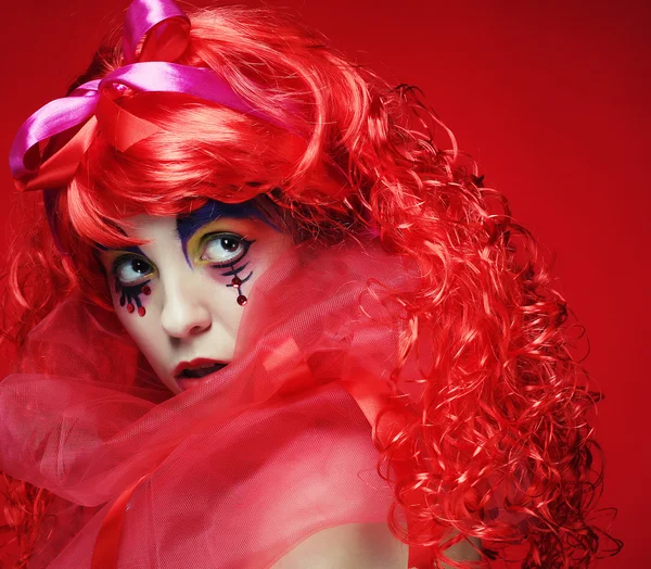 Princesa con pelo rojo brillante —  Fotos de Stock