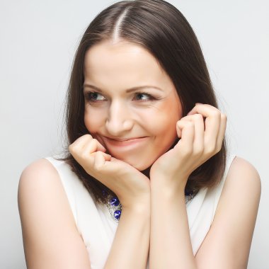 Genç güzel kadın.