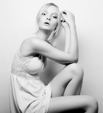 güzel sarışın model moda