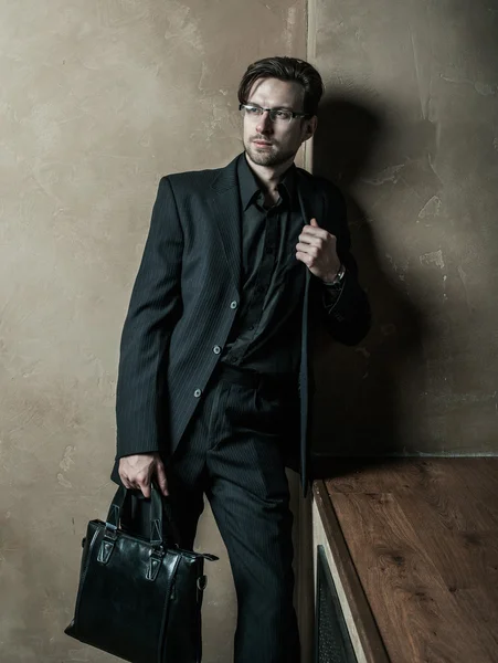 Young businessman. Fashion male. — Stock Photo, Image