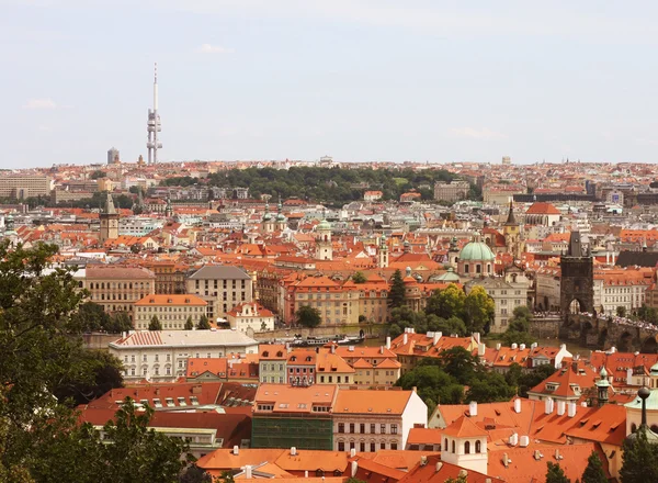 Piękną panoramę Pragi — Zdjęcie stockowe