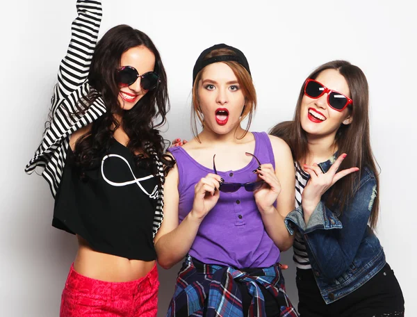 Üç şık seksi hippi kız en yakın arkadaşlarım.