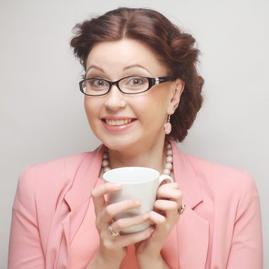 Genç işkadını bir kahve molası