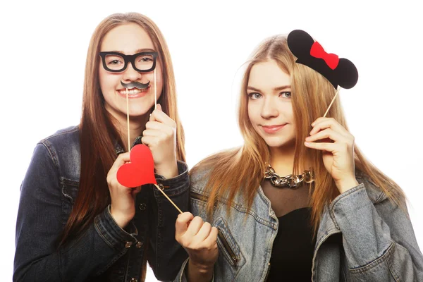 Imagem de festa. Melhores amigas meninas . — Fotografia de Stock