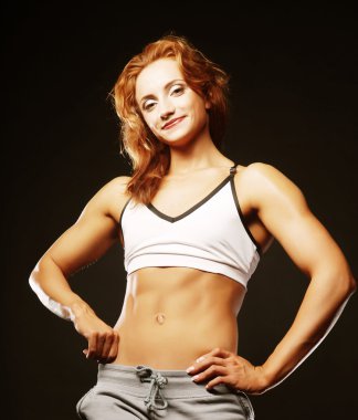 atletik genç kadın