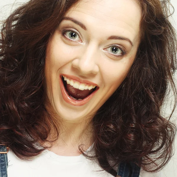 Surprised young woman — Stock Photo, Image