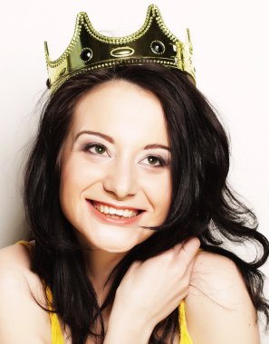 Taç içindeki kadın