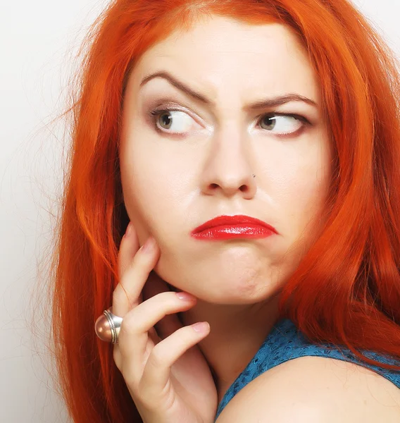 Depressed, sad woman — Stock Photo, Image