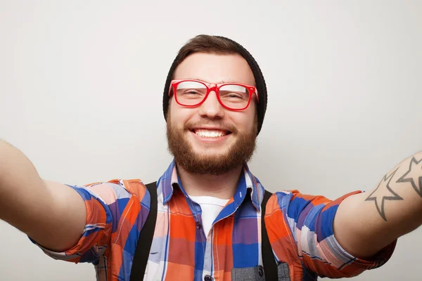 Šťastný selfie. — Stock fotografie