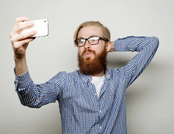 Lustiges Selfie. glücklicher Tag. — Stockfoto