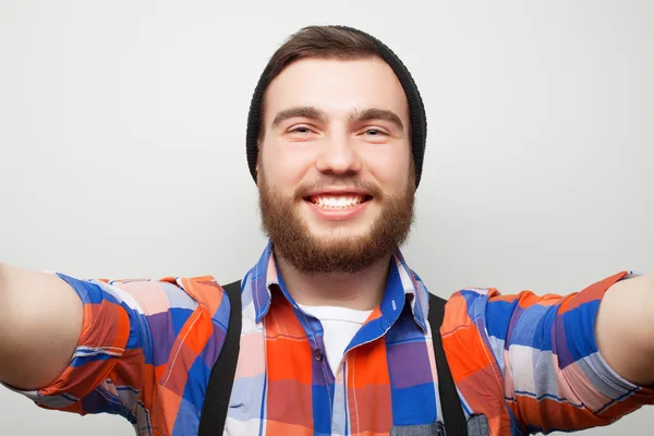 Selfie feliz . — Foto de Stock