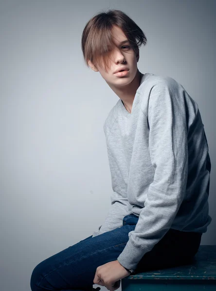Casual young boy — Stock Photo, Image