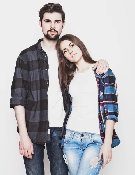 Hipster couple. — Stock Photo, Image