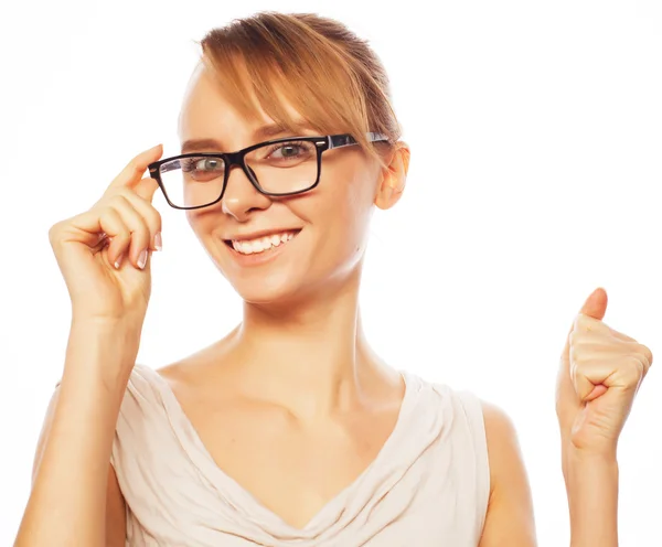 Mladé ženy v brýlích — Stock fotografie