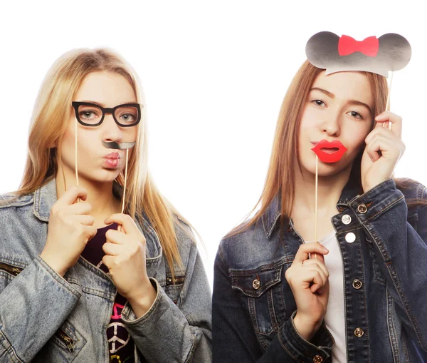 Imagem de festa. Melhores amigas meninas . — Fotografia de Stock