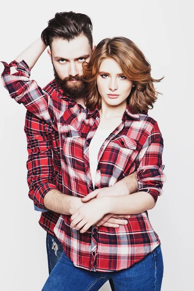 Couple Hipster. — Photo