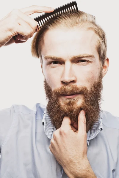 Young bearded man — Stock Photo, Image