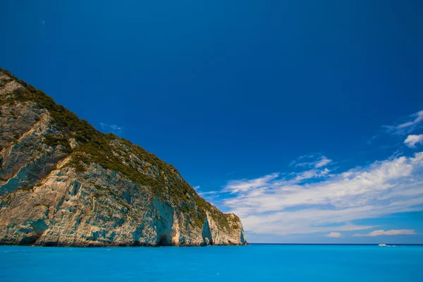 Spiaggia di Navagio sull'isola di Zante, Grecia — Foto Stock