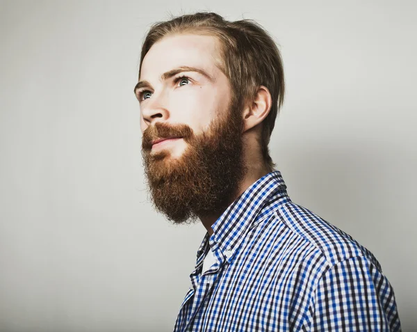 Homem barbudo elegante — Fotografia de Stock