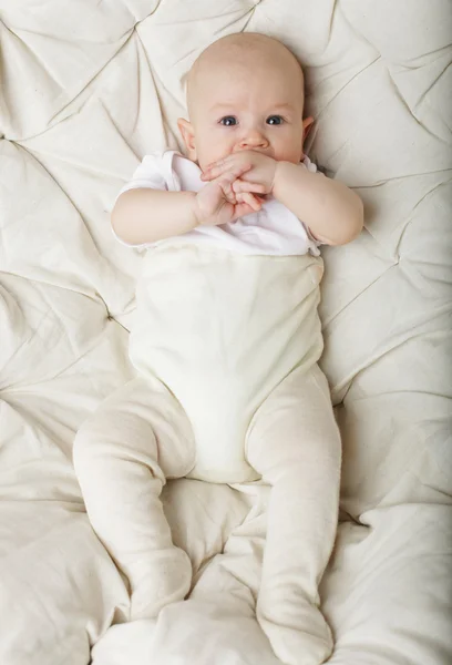 Laughing cute baby — Stock Photo, Image