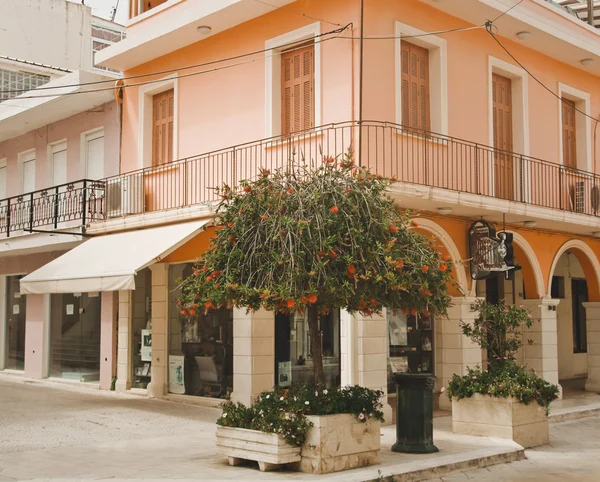 A typical street in Zante Town — Stock Photo, Image