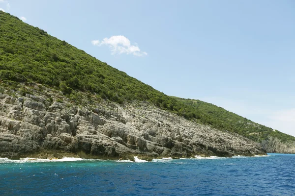 Blue caves on Zakynthos island — Stock Photo, Image