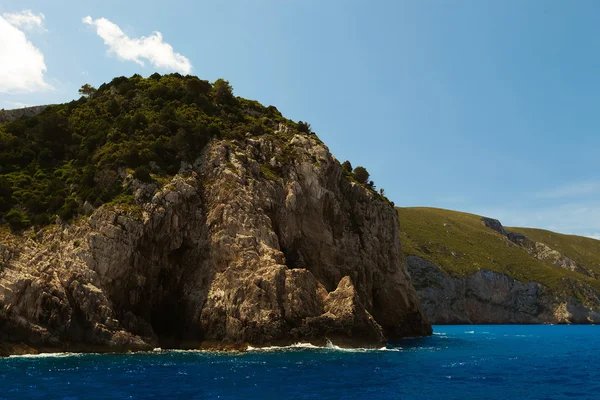Cuevas azules en la isla Zakynthos —  Fotos de Stock