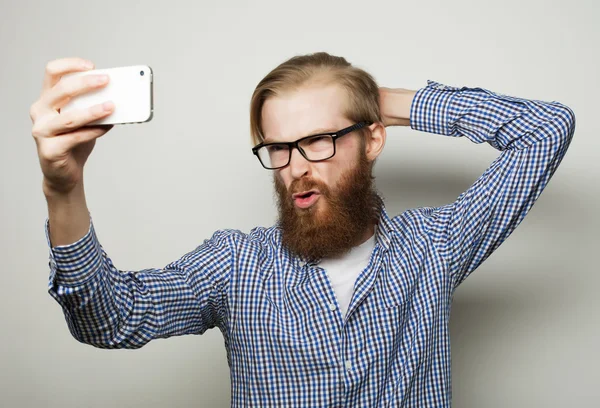 Lustiges Selfie. glücklicher Tag. — Stockfoto