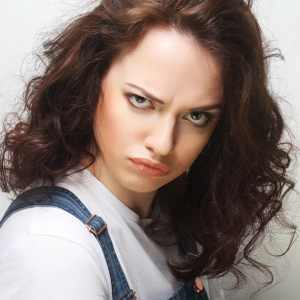 Dissatisfied young woman — Stock Photo, Image