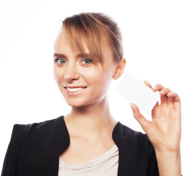  iş kadını gülümseyen