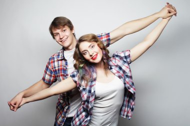 Birbirine aşık çift.