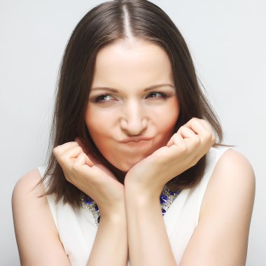 Genç güzel kadın. 