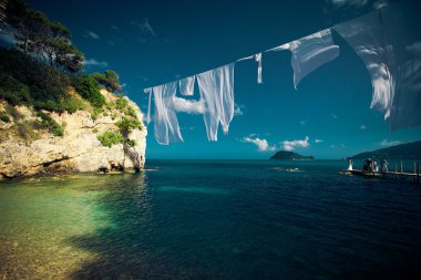  küçük ada Zakynthos, Yunanistan